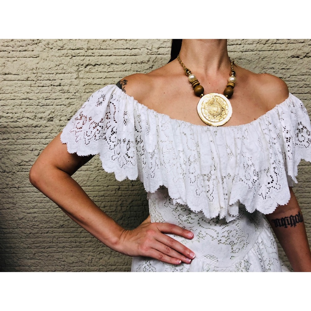 Vintage 1970s Vogue Americana boho dress